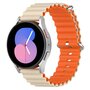 Samsung Galaxy Watch 4 - 40mm &amp; 44mm - Ocean Style Armband - Beige / orange