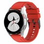 Samsung Galaxy Watch 4 - 40mm &amp; 44mm - Silikon Schnallenarmband - Rot