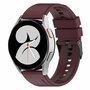 Samsung Galaxy Watch 4 - 40mm &amp; 44mm - Silikon Schnallenarmband - Bordeaux