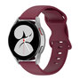 Samsung Galaxy Watch 4 - 40mm &amp; 44mm - Unifarbenes Sportband - Bordeaux