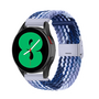 Samsung Galaxy Watch 4 - 40mm / 44mm - Geflochtenes Armband - Blau marmoriert