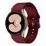 Samsung Galaxy Watch 4 - 40mm &amp; 44mm - Klassisches Sportarmband - Weinrot