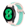 Samsung Galaxy Watch 4 - 40mm / 44mm - Silikon-Sportarmband mit Schnalle - Pink + T&uuml;rkis