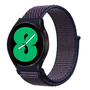 Samsung Galaxy Watch 4 - 40mm / 44mm - Sport Loop Armband - Navy / dunkelviolett melange