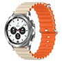 Samsung Galaxy Watch 4 Classic - 42mm &amp; 46mm - Ocean Style Armband - Beige / orange