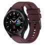 Samsung Galaxy Watch 4 Classic - 42mm &amp; 46mm - Silikon Schnallenarmband - Bordeaux