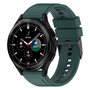 Samsung Galaxy Watch 4 Classic - 42mm &amp; 46mm - Silikon Schnallenarmband - Gr&uuml;n