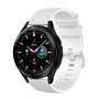 Samsung Galaxy Watch 4 Classic - 42mm &amp; 46mm - Sportarmband mit Muster - Wei&szlig;