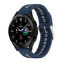 Samsung Galaxy Watch 4 Classic - 42mm &amp; 46mm - Dot Pattern Armband - Dunkelblau
