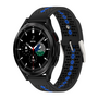 Samsung Galaxy Watch 4 Classic - 42mm &amp; 46mm - Dot Pattern Armband - Schwarz mit blau