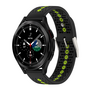 Samsung Galaxy Watch 4 Classic - 42mm &amp; 46mm - Dot Pattern Armband - Schwarz mit gelb