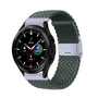 Samsung Galaxy Watch 4 Classic - 42mm / 46mm - Geflochtenes Armband - Dunkelgr&uuml;n