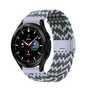 Samsung Galaxy Watch 4 Classic - 42mm / 46mm - Geflochtenes Armband - Gr&uuml;n / Grau