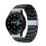 Samsung Galaxy Watch 4 Classic - 42mm / 46mm - Geflochtenes Armband - Gr&uuml;n / Schwarz