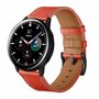 Samsung Galaxy Watch 4 Classic - 42mm &amp; 46mm - Lederarmband - Rot