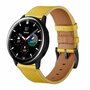 Samsung Galaxy Watch 4 Classic - 42mm &amp; 46mm - Lederarmband - Gelb