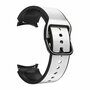 Samsung Galaxy Watch 4 Classic - 42mm &amp; 46mm - 2 in 1 Silikon/Lederband - Grau