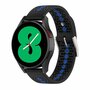 Samsung Galaxy Watch 3 - 41mm - Dot Pattern Armband - Schwarz mit blau