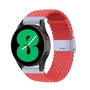 Samsung Galaxy Watch Active 2 - Geflochtenes Armband - Hellrot