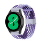 Samsung Galaxy Watch Active 2 - Geflochtenes Armband - Hell lila / lila