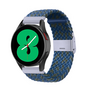Samsung Galaxy Watch Active 2 - Geflochtenes Armband - Blau / Gr&uuml;n gemischt