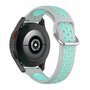 Samsung Galaxy Watch - 42mm - Silikon-Sportarmband mit Schnalle - Grau + Türkis Samsung Galaxy Watch - 42mm - Silikon-Sportarmband mit Schnalle - Grau + Türkis
