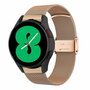 Samsung Galaxy Watch 4 - 40mm / 44mm - Milanaise Armband mit Schlie&szlig;e - Champagner Gold