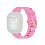 Fitbit Versa 3 &amp; Sense 1 - Canvas Armband - Rosa