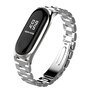 Metallgliederarmband f&uuml;r Xiaomi Mi Band 3/4/5/6/7 - Silber