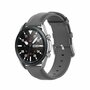 Klassisches Lederarmband - Grau - Samsung Galaxy Watch 3 - 45mm