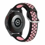 Garmin Vivoactive 4 / 4L - Silikon-Sportband mit Schnalle - Schwarz + Rosa