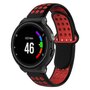 Silikon-Sportarmband - Schwarz + Rot - Garmin Forerunner 220 / 230 / 235 / 620 / 630 / 735 (XT)