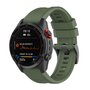 Silikon-Sportband - Armee gr&uuml;n - Garmin Fenix 7X / 6X / 5X