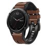 Leder + Silikonband - Braun - Garmin Fenix 7X / 6X / 5X