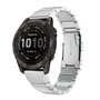 Edelstahl-Gliederarmband - Silber - Garmin Fenix 7X / 6X / 5X