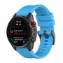 Silikon-Sportband - Blau - Garmin Fenix 7S / 6S / 5S &amp; Instinct 2s