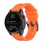 Silikon-Sportband - Orange - Garmin Fenix 7S / 6S / 5S &amp; Instinct 2s