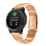 Edelstahl-Gliederarmband - Rose gold - Garmin Fenix 7S / 6S / 5S &amp; Instinct 2s