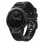 Leder + Silikonband - Schwarz - Garmin Fenix 7 / 6 / 5