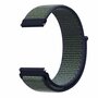 Garmin Venu / Sq / Sq2 / 2 plus - Sport Loop Armband - Blau mit gr&uuml;nem Band