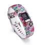 Silikon-Sportband - Blumendruck - Garmin Vivofit 4