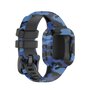 Silikonarmband mit Druck - Armee blau - Garmin Vivofit Junior 3