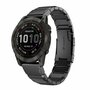 Edelstahl-Gliederarmband - Schwarz - Garmin Epix Gen 2 / MARQ / Quatix 7/6/5