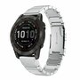 Edelstahl-Gliederarmband - Silber - Garmin Approach S60 &amp; S62 / Instinct / Instinct 2 (Solar)