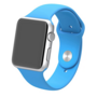 Gummi-Sportband - Blau - Geeignet f&uuml;r Apple Watch 42mm / 44mm / 45mm / 49mm