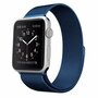 Milanaise-Edelstahlband - Blau - Geeignet f&uuml;r Apple Watch Armband 42mm / 44mm / 45mm / 49mm