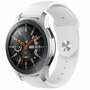 Gummi-Sportband - Wei&szlig; - Samsung Galaxy Watch - 46mm / Samsung Gear S3