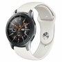 Gummi-Sportband - Creme-Wei&szlig; - Samsung Galaxy Watch - 46mm / Samsung Gear S3