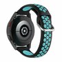 Samsung Galaxy Watch - 46mm / Samsung Gear S3 - Silikon-Sportarmband mit Schnalle - Schwarz + Blau