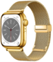Milanaise-Armband mit faltbarem Magnetverschluss - Gold - Geeignet f&uuml;r Apple Watch 38mm / 40mm / 41mm